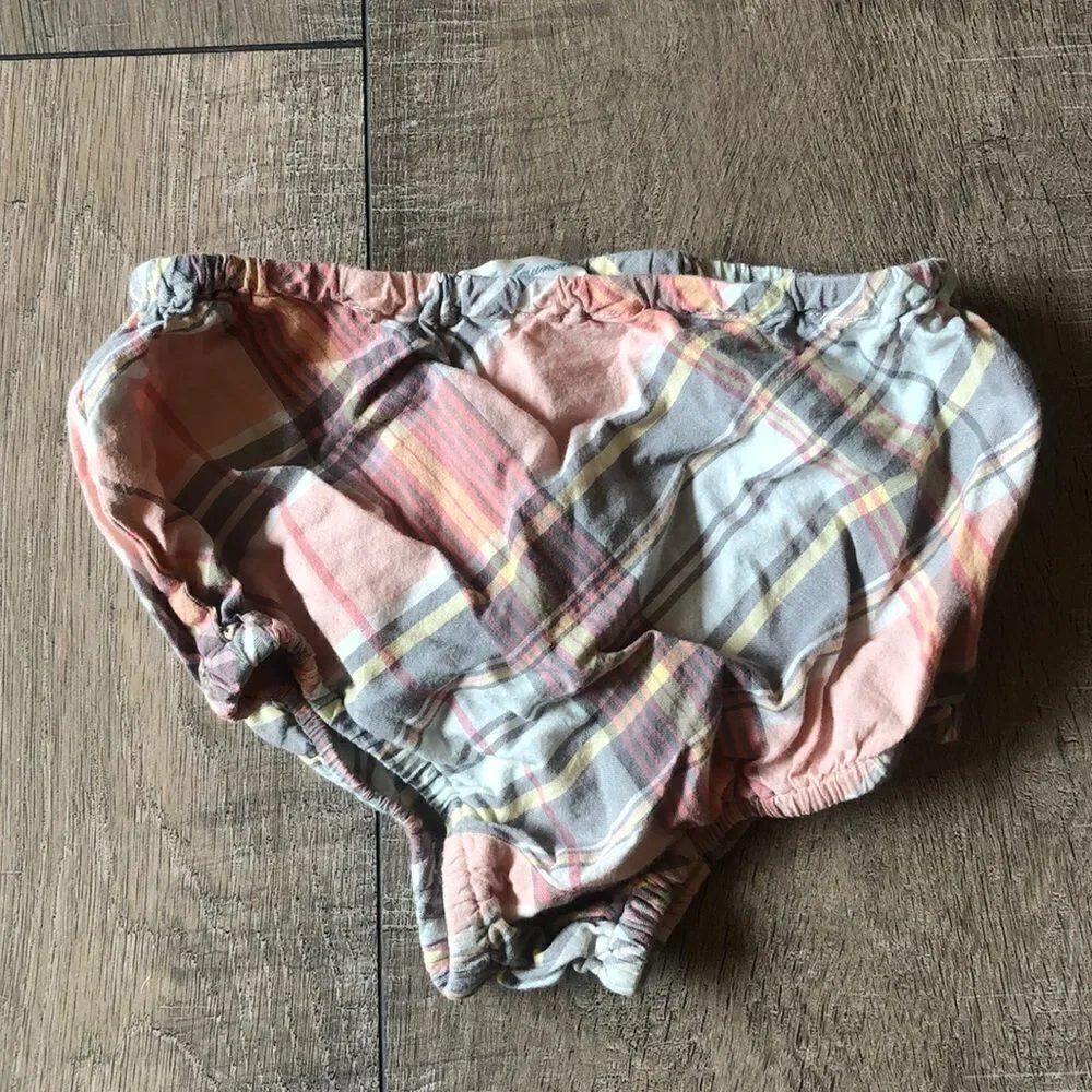 ‎Ralph Lauren Girl’s Plaid Dress and Bloomers 6m